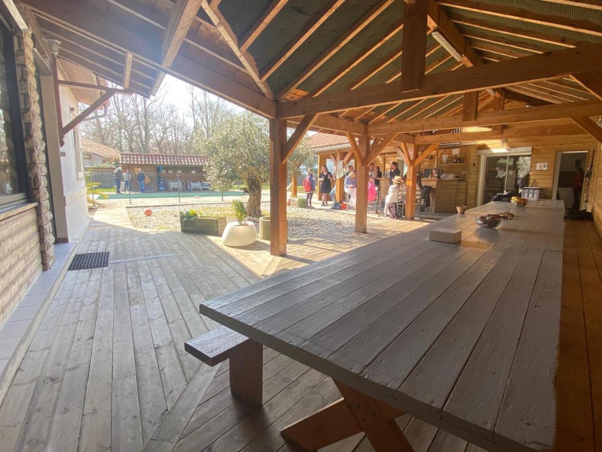 Ensemble De 3 Villas Avec Piscine Chauffee, Esprit Detente Sanguinet Eksteriør bilde