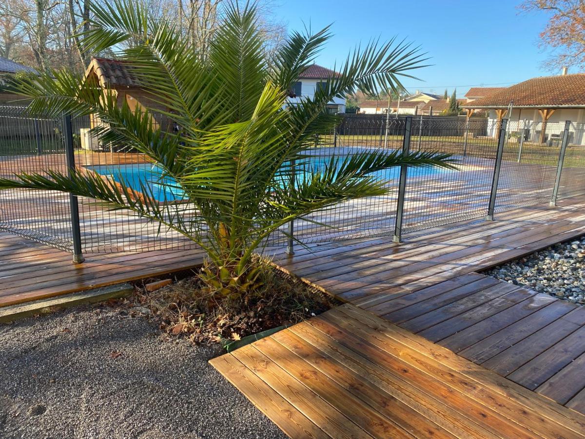 Ensemble De 3 Villas Avec Piscine Chauffee, Esprit Detente Sanguinet Eksteriør bilde